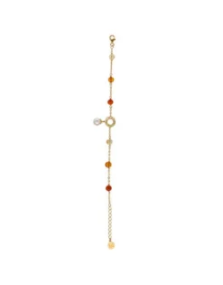 Discount Majorica Algaida Bracelet With Round Pearl And Amber Murano Glass