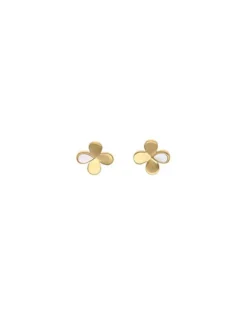Store Majorica Ayanti Flower Earrings With Mother-Of-Pearl