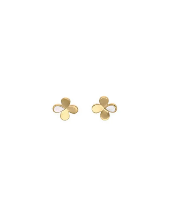 Store Majorica Ayanti Flower Earrings With Mother-Of-Pearl