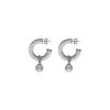 Cheap Majorica Ayla Silver Earrings In High-Resistance Glass