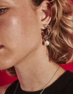 Cheap Majorica Ayla Silver Earrings In High-Resistance Glass