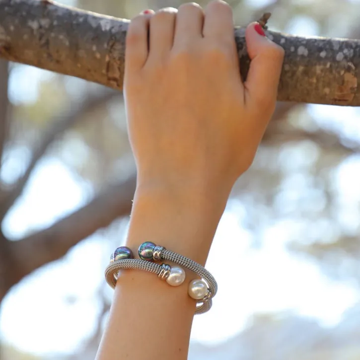 Discount Majorica Bracelet Tender Gray Pearl
