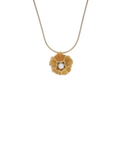 Best Sale Majorica Clavelina Pendant With Chain With Round White Pearl