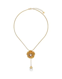 Fashion Majorica Clavelina White Pearl Chain Necklace