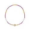 Online Majorica Color Pop Sunset Necklace With Gradient Stones And White Pearls