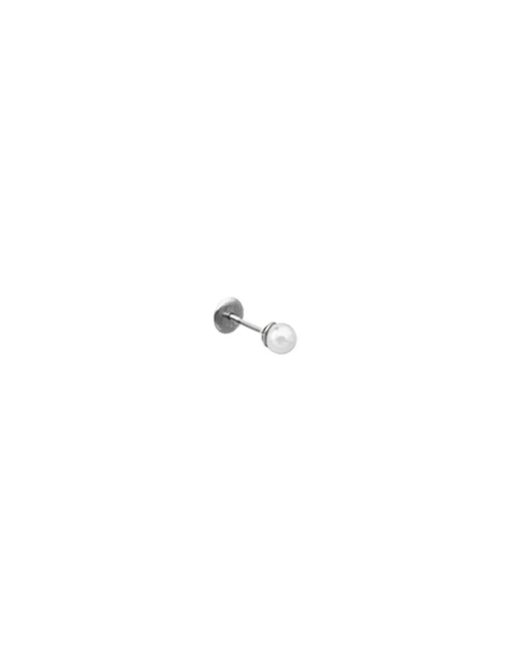 Outlet Majorica Cos Collection Earring With 4Mm Round White Pearl