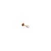 Clearance Majorica Cos Collection Gold Plated Earring With 4Mm Round White Pearl
