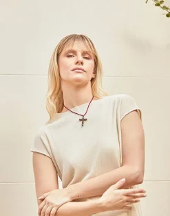 Online Majorica Crosses Collection Gold Pendant With Tahiti Pearl
