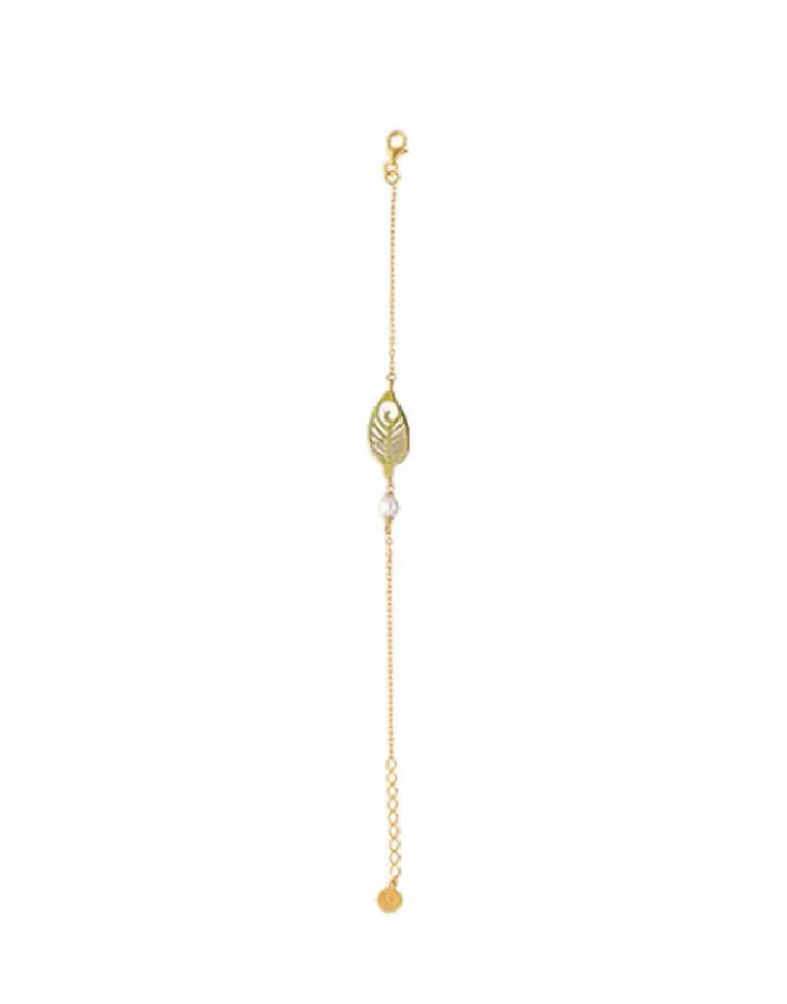 Discount Majorica Dafne Bracelet With Mother-Of-Pearl Leaf