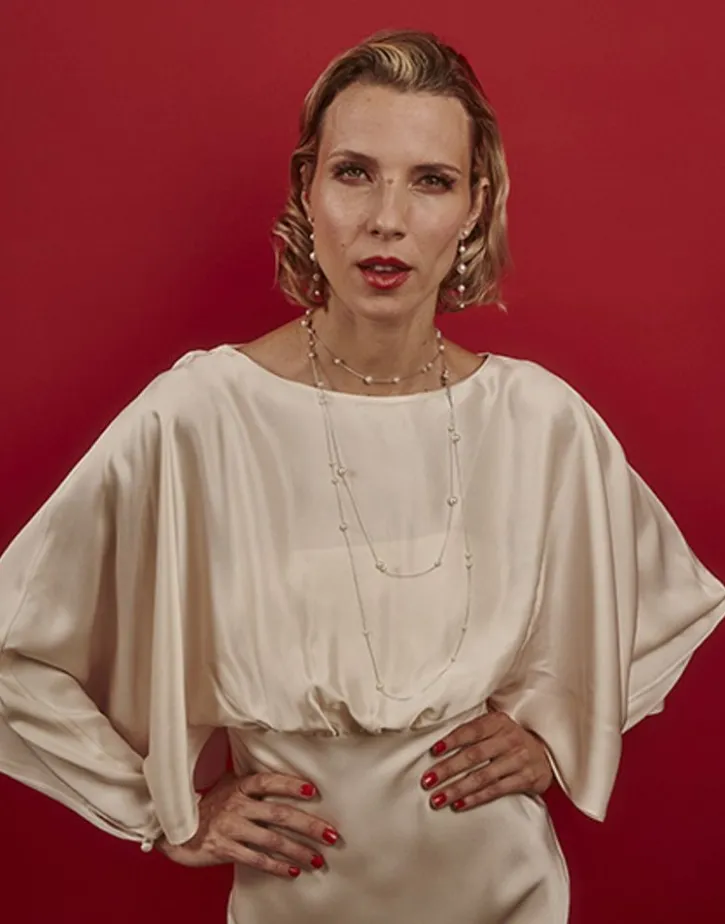 Store Majorica Dangle Necklace Strung With Round Pearls 160Cm