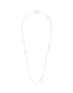 Online Majorica Dangle Necklace Strung With Round Pearls 40Cm