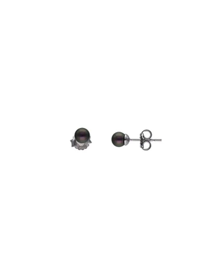 Shop Majorica Earrings Cies Silver With 4Mm Tahiti Pearl