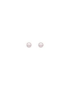 Flash Sale Majorica Earrings Cies Silver With 4Mm Pink Pearl
