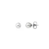 Hot Majorica Earrings Lyra Silver With 9Mm White Pearl
