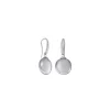 Best Majorica Earrings Lyra Silver With 12Mm Oval Gray Pearl