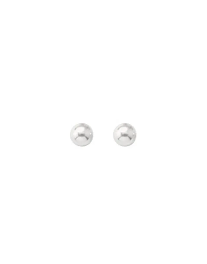 Best Majorica Earrings Lyra Silver With 8Mm White Pearl