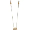 Store Majorica Etna Necklace In Gold-Plated Silver