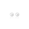 Best Majorica Gold Plated Earrings Cies With 4Mm White Pearl