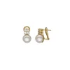 Cheap Majorica Gold Plated Earrings Soleil