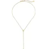 Best Sale Majorica Gold Plated Necklace Alba With White Pearl