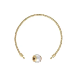 Flash Sale Majorica Gold Steel Zindis Bracelet 17,5Cm