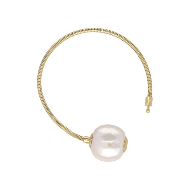Flash Sale Majorica Gold Steel Zindis Bracelet 17,5Cm