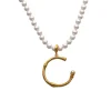 Best Majorica Golden Bamboo Pendant With Champagne-Coloured Pearl
