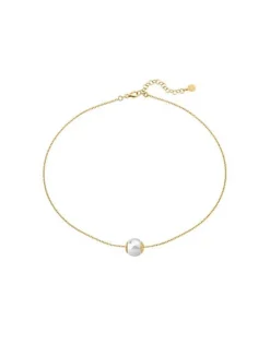 Fashion Majorica Golden Silver Large Pendant Nuada 12Mm