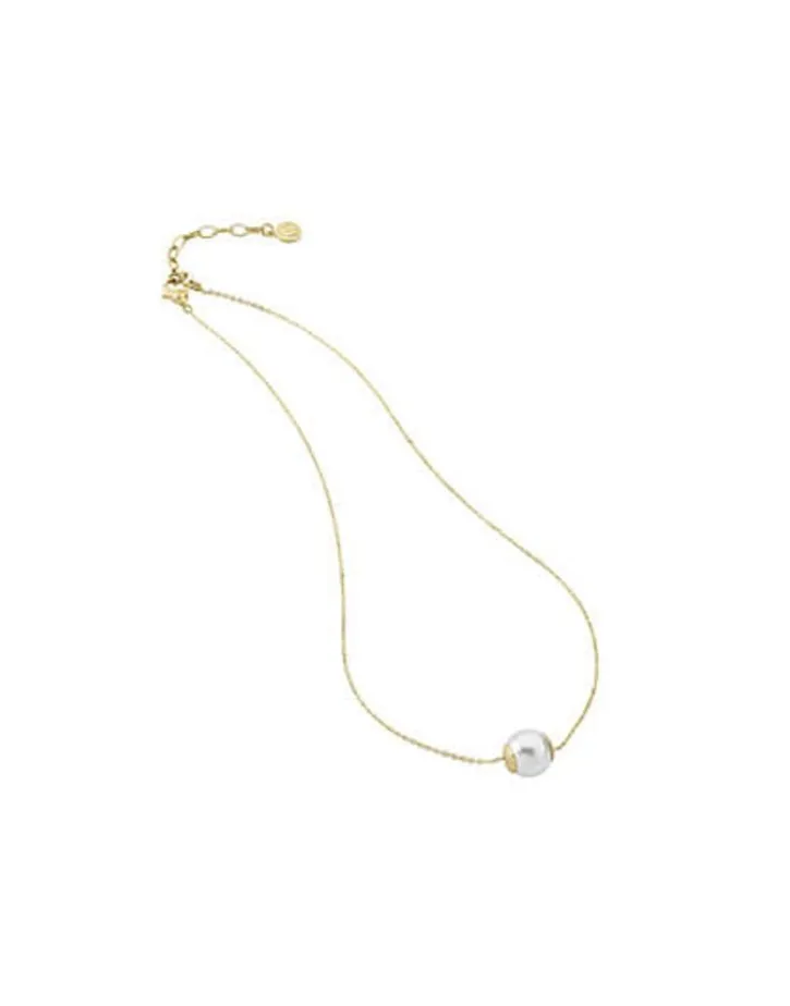 Fashion Majorica Golden Silver Large Pendant Nuada 12Mm