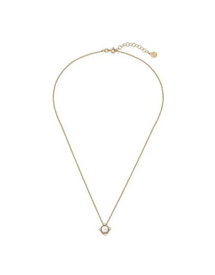New Majorica Golden Silver Pendant Cies 6Mm Pearl
