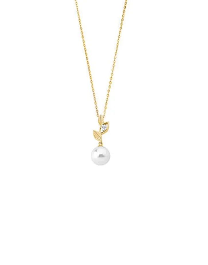 Shop Majorica Golden Silver Pendant Selene