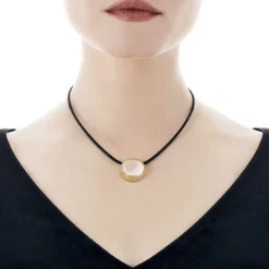 Store Majorica Golden Steel Pendant Coppelia