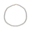 Outlet Majorica Golden-Plated Silver Necklace Lyra 10Mm 50Cm