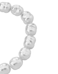 Outlet Majorica Gold-Plated Silver Agora Baroque White Pearl Bracelet