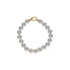 Outlet Majorica Gold-Plated Silver Bracelet With 10Mm White Pearls Lyra