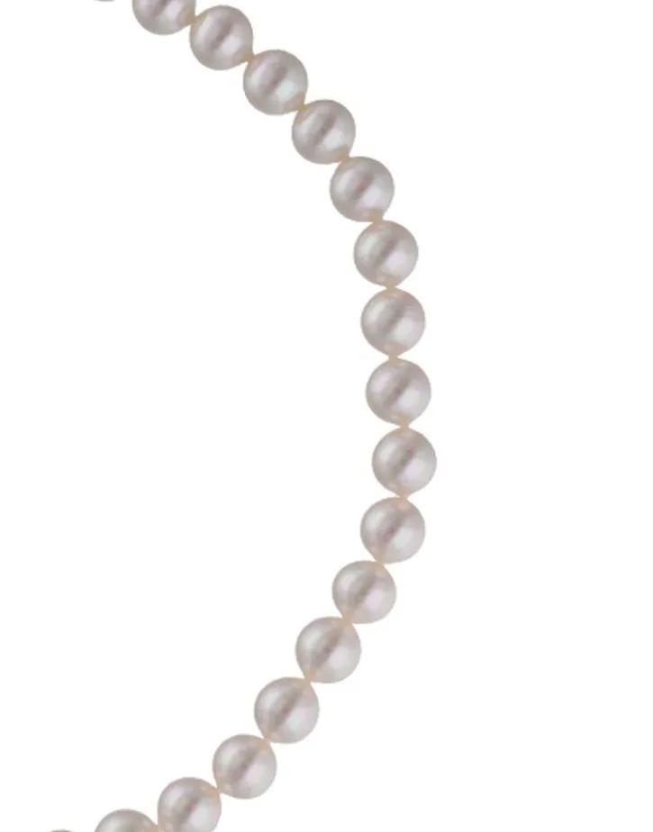 Store Majorica Gold-Plated Silver Necklace Ballet 8 Mm
