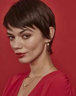 Cheap Majorica Lagom Long Earrings In Steel And White Pearl