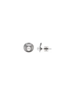 Shop Majorica Le Palm Pearl Steel Short Earrings