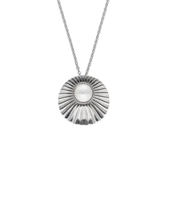 Online Majorica Le Palm White Pearl Steel Necklace