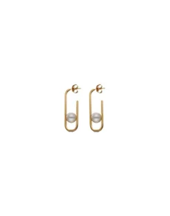 Cheap Majorica Long Atenea Earrings With Round Pearl