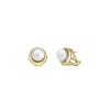 Best Sale Majorica Margot Gold-Plated Earrings With An Embedded Round Pearl