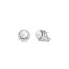 Online Majorica Margot Silver Earrings With An Embedded Round Pearl