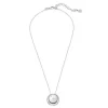 Shop Majorica Margot Silver Necklace With An Embedded Round Pearl