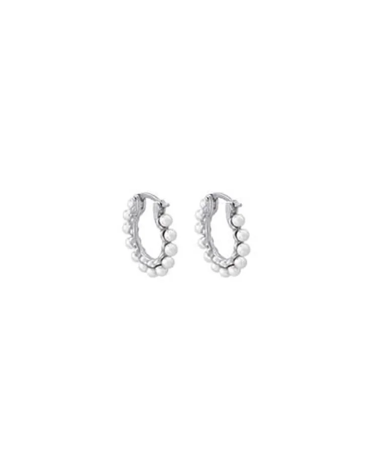 Best Majorica Medium Hoop Earrings Ada With Pearls