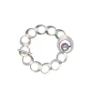 Shop Majorica Petra Chain Bracelet Steel With Grey Pearl