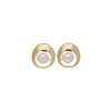 Online Majorica Petra Earrings In Gold Steel