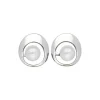 Online Majorica Petra Earrings In Steel With A White Pearl