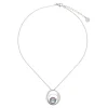 Outlet Majorica Petra Pendant With Grey Pearl And Steel Chain