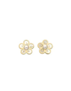 Hot Majorica Roxana Mother-Of-Pearl Stud Earrings