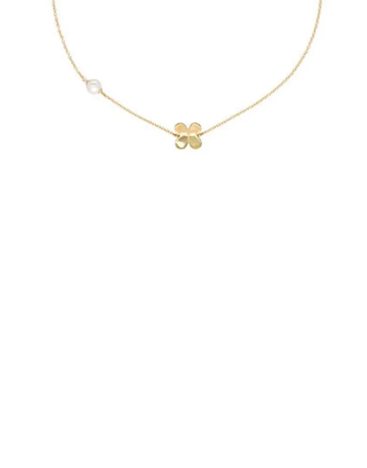 Discount Majorica Short Ayanti Necklace With A Round Mother-Of-Pearl